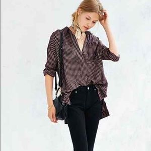 URBAN OUTFITTERS BDG Logan Button-down Top, XS